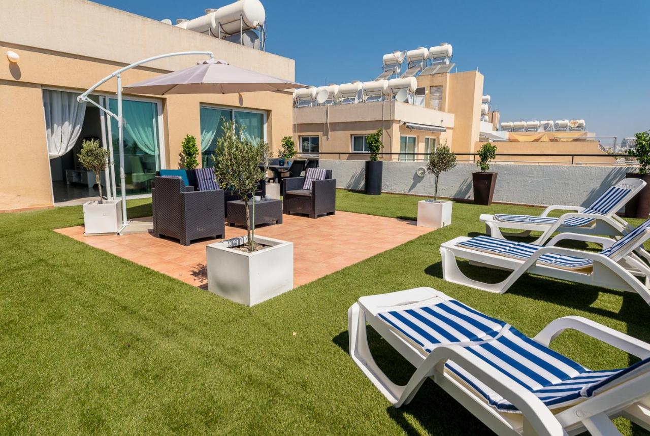 Apartamento Makenzy Seaview Penthouse Lárnaca Exterior foto